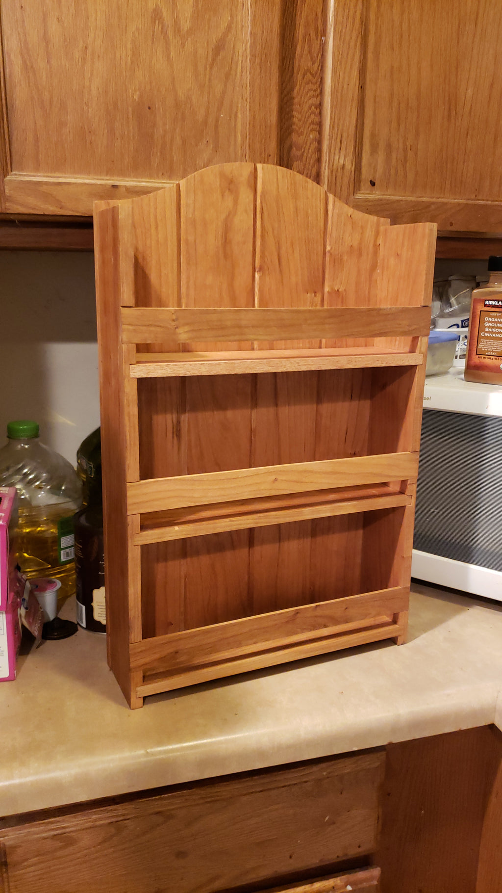 Hand Made Hardwood Spice Rack