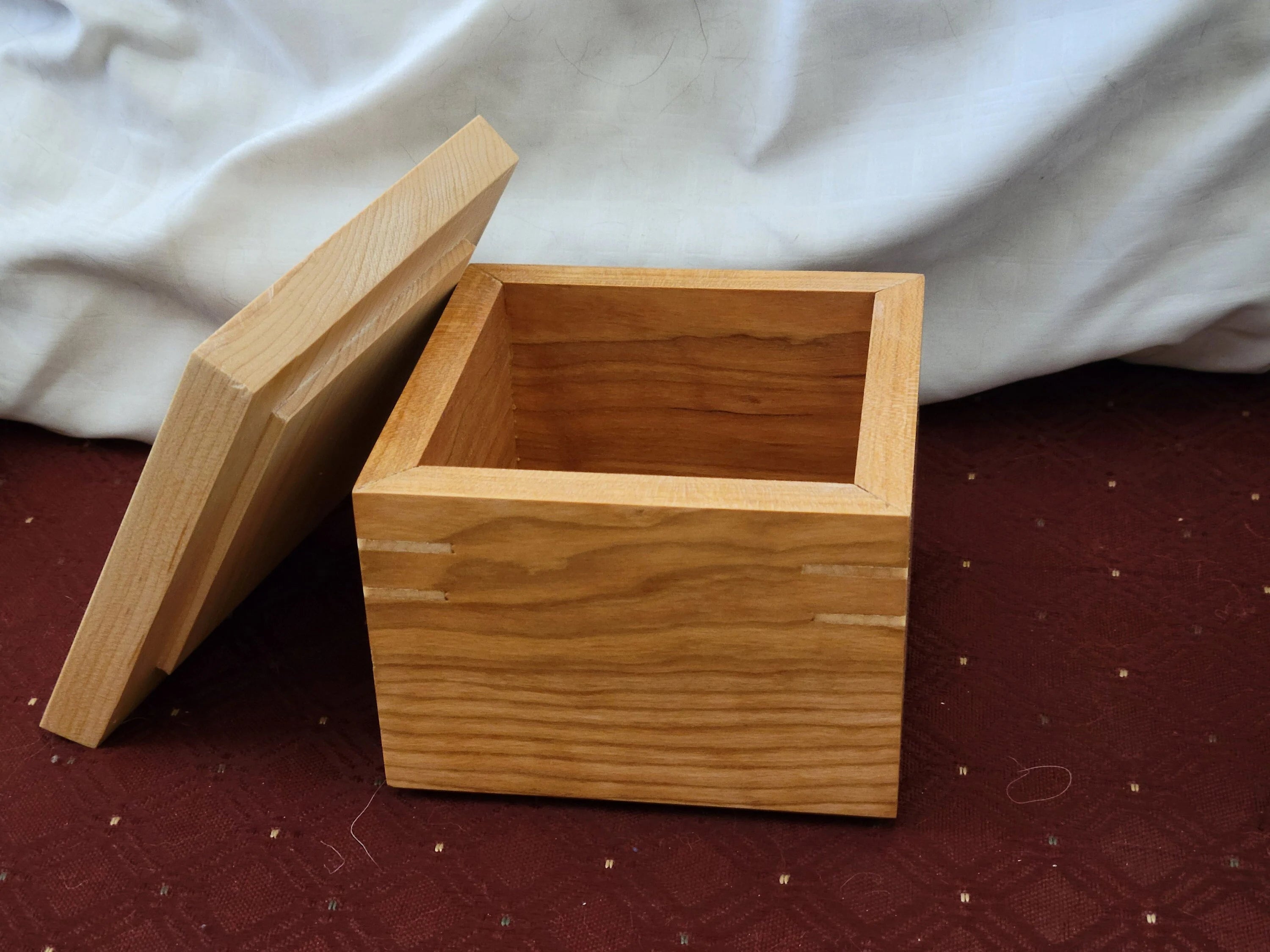 Wooden Box with Removable Lid - Customizable