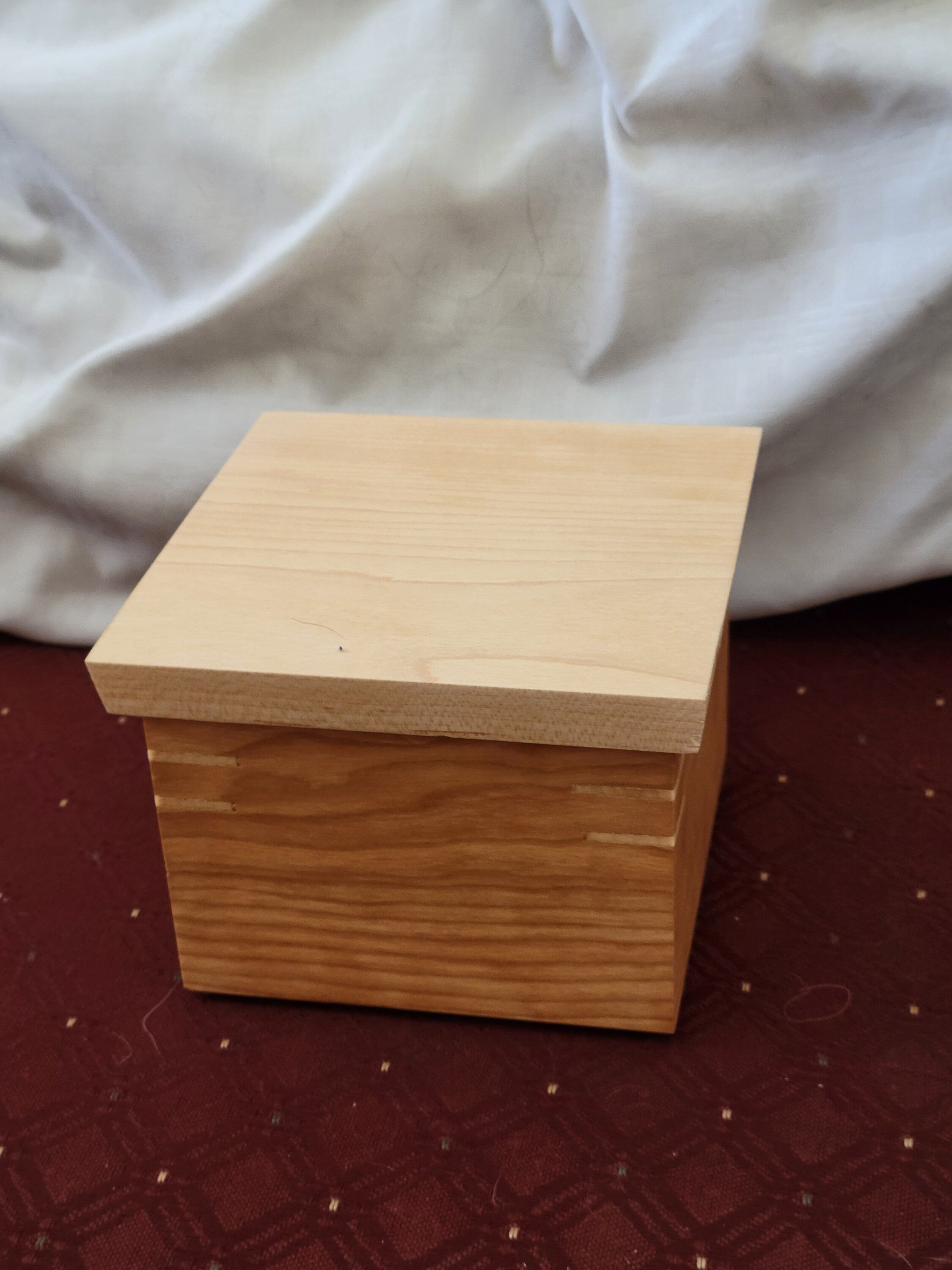 Wooden Box with Removable Lid - Customizable