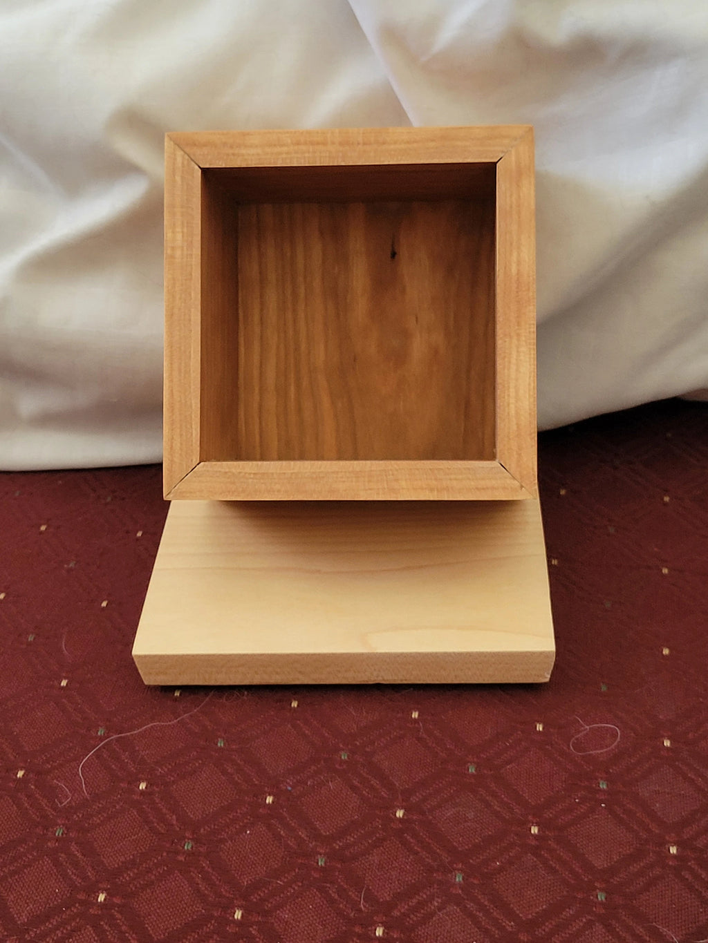 Wooden Box with Removable Lid - Customizable